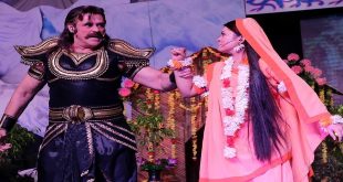 The LuvKush Ramleela reenact the scene of Sita Haran from the Hindu epic, the Ramayana at fifth day!