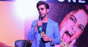 Raj Kumar Rao spotted at the trailer Launch of his upcoming film "JUDGEMENTAL HAI KYA"