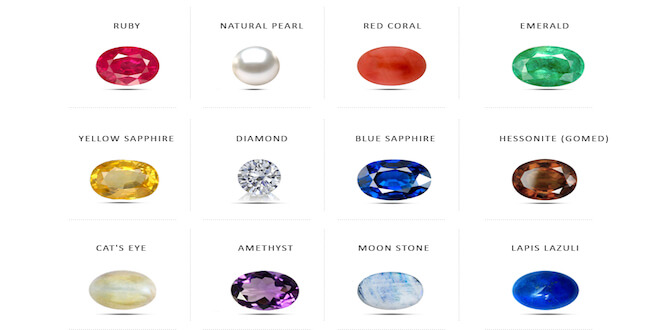 Nine Gemstones to removes hurdles in your path and bring prosperity and happiness in your life