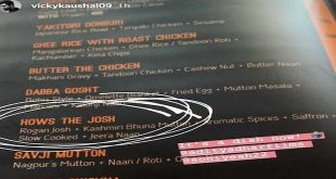 Vicky Kaushal’s popular dialogue ‘How’s the Josh’ is served as a dish now at Hitchki.