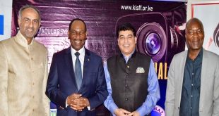 Captain Rahul Bali honoured at the Kenya International Sports Film Festival