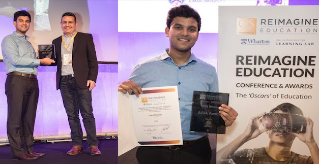 IIT Gold-Medalist’s Innovation Wins the “Oscars” of Education in London