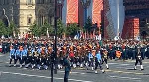 INDIAN ARMED FORCES CONTINGENT PARTICIPATED IN VICTORY DAY PARADE AT MOSCOW, RUSSIA