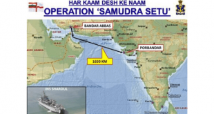Indian Navy Commences evacuation of citizens from Islamic Republic of Iran - “SAMUDRA SETU”