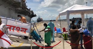 OP SAMUDRA SETU - INS JALASHWA DEPARTS COLOMBO TO BRING INDIAN NATIONALS TO TUTICORIN