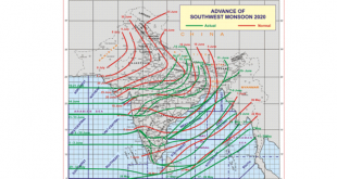 Conditions becoming favourable for further advance of southwest monsoon into some more parts of Madhya Pradesh and Uttar Pradesh and some parts of Uttarakhand around 23rd June