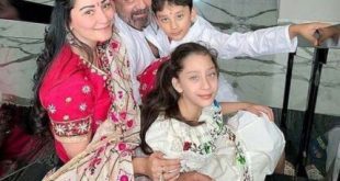 Superstar Sanjay Dutt shares a heart-warming photo of a moment with his family before the lockdown