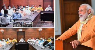 PM Narendra Modi  interacts with representatives from Varanasi based NGOs