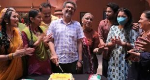 A working birthday for Ravi Mahashabde from &TV's Gudiya Humari Sabhi Pe Bhari