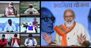 PM Narendra Modi launches physical distribution of Property Cards under the SVAMITVA Scheme