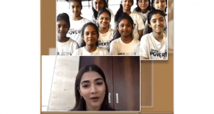 Pooja Hegde takes out time from her hectic work schedule to attend Dance Out of Poverty event