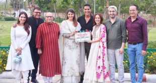Team Ram Setu is all smiles in Ayodhya for the mahurat day
