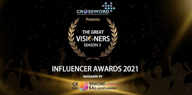 Second Edition of 'The Great Visioners Awards 2021' to felicitate Digital Influencers Virtually Aimed at cherishing the work of Influencers, Bloggers & Vloggers