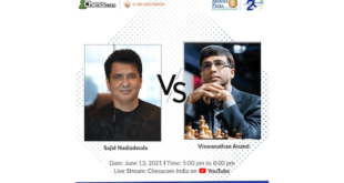 Filmmaker Sajid Nadiadwala to Play a game of Chess with Viswanathan Anand, to raise funds for the needy amidst Covid-19