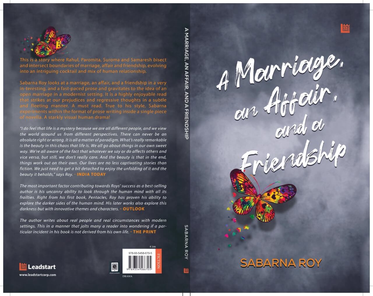 Interview with Sabarna Roy on his latest book: A Marriage, an Affair, and a Friendship