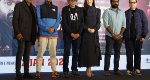 Christmas celebrations extended with Team #MerryChristmas, Actor Katrina Kaif and Vijay Sethupathi at the press conference in Delhi!