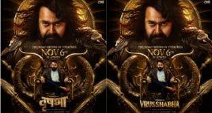 Vrusshabha ready to roar into Cinemas on 6th November