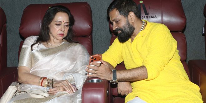 Hema Malini Praises the Grandeur and Spiritual Soul of “Krishnavataram Part 1 – The Heart” at Mathura Screening